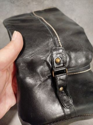 Botas altas piel negras - nº 38