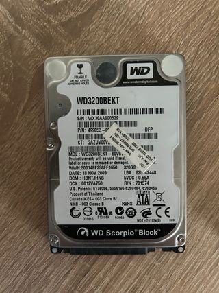 2 Discos duros 320GB & 500GB