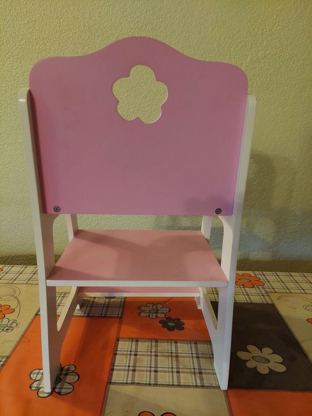 Trona madera muñecas