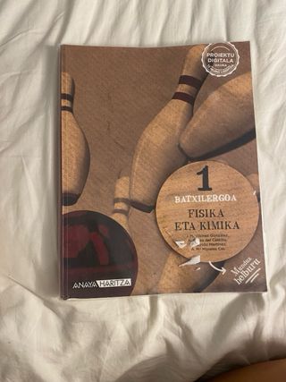 Fisika eta kimika Anaya 1 Batxilergoa