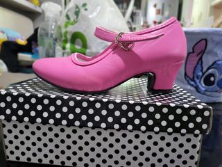 Zapatos baile flamenco rosa 32