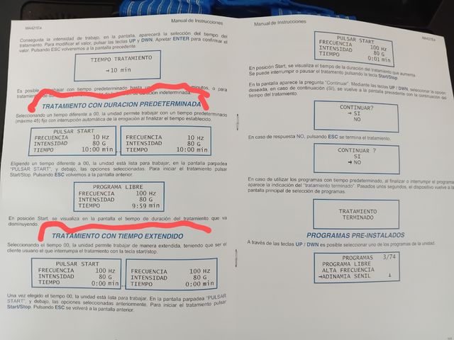 Aparato de Magnetoterapia Therafield Messana