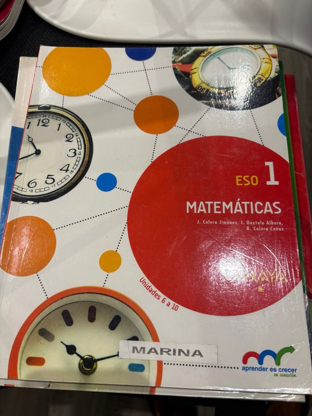 Matemáticas 1. (Trimestres - Colegios Bilingües).