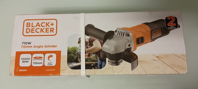 Amoladora Black+Decker 710W - 115mm