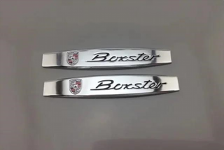 EMBLEMAS CROMADOS LOGO PORSCHE BOXSTER