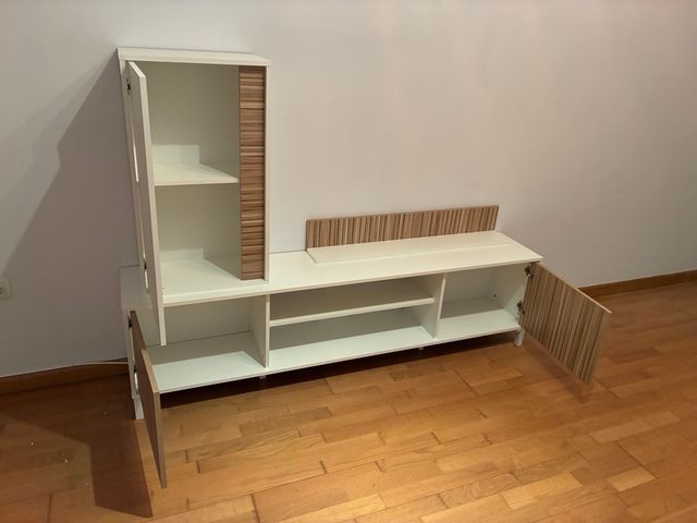 Mueble TV 180 cm + Armario + Balda