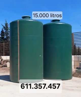 Depósitos de poliéster para 15.000L