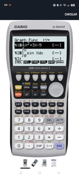 Calculadora gràfica Casio fx-9860GII SD