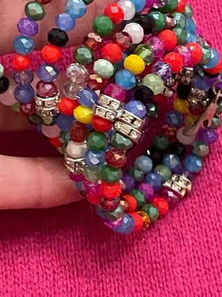 Braccialetti cristallo multicolor