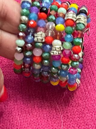 Braccialetti cristallo multicolor