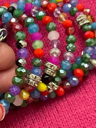 Braccialetti cristallo multicolor