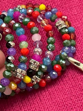 Braccialetti cristallo multicolor