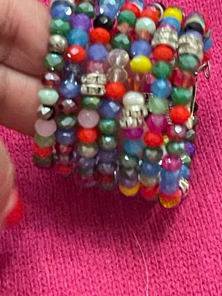 Braccialetti cristallo multicolor