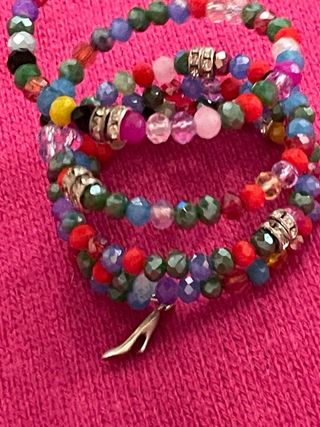 Braccialetti cristallo multicolor