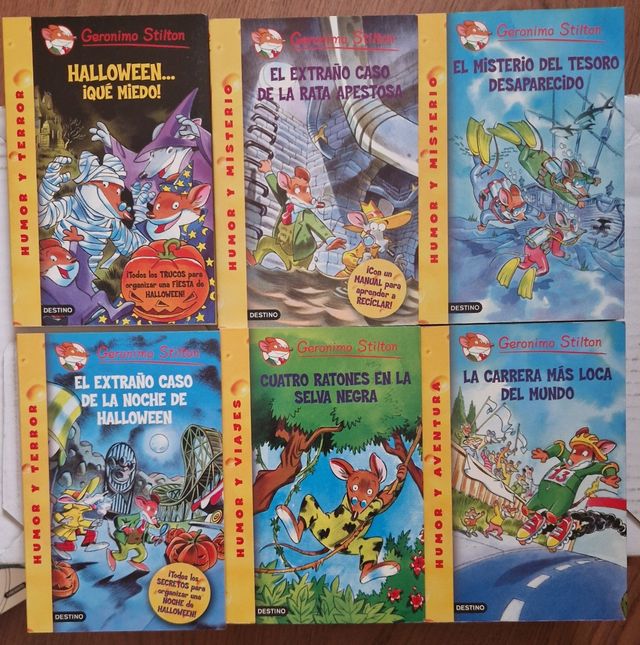 Varios libros de Colección de "Geronimo Stilton"