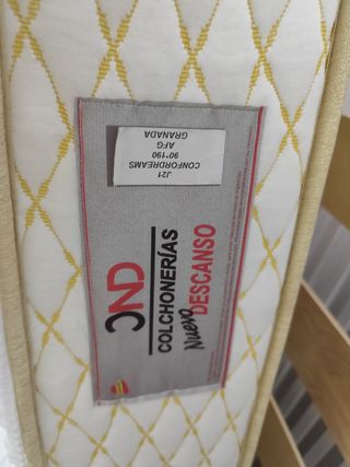 Colchón 90cm HR+Visco seminuevo