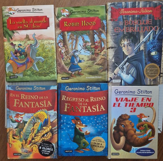 Varios Libros de la colección "Geronimo Stilton"
