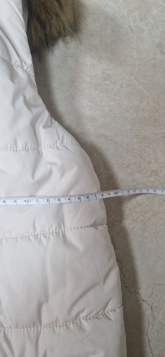 Chaleco acolchado beige talla S/16