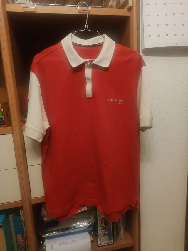 Polo Burberry rojo