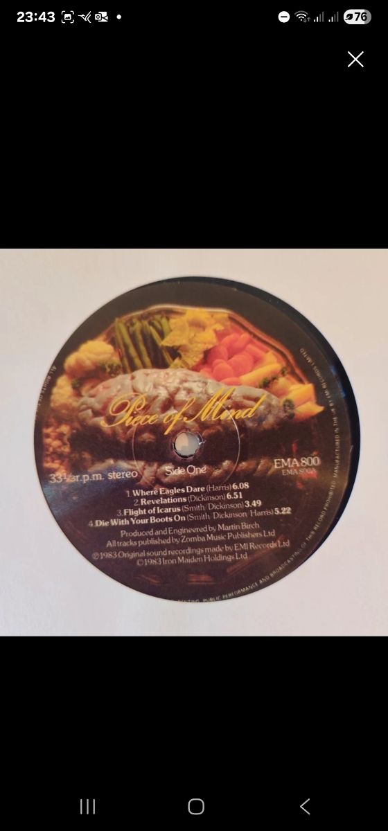 Vinilo Iron Maiden - Peace of Mind