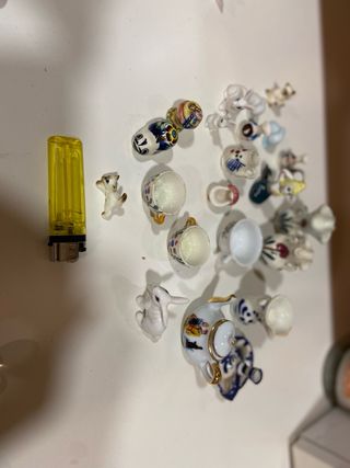 Miniaturas de cerámica: 20 piezas