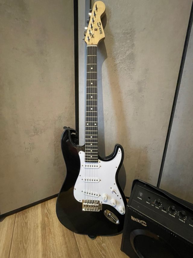 Chitarra elettrica RockJam + Amplificatore