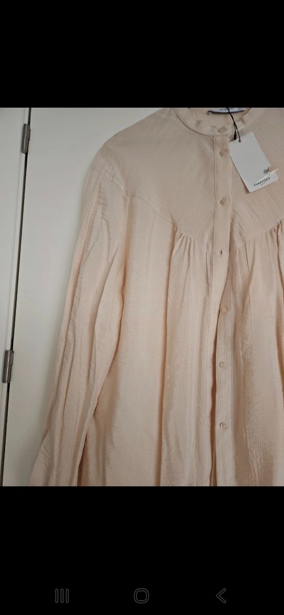 Blusa Mango crema - Talla L