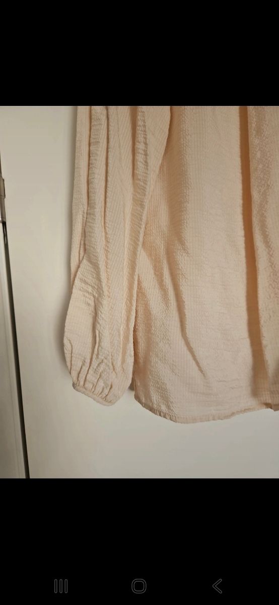 Blusa Mango crema - Talla L