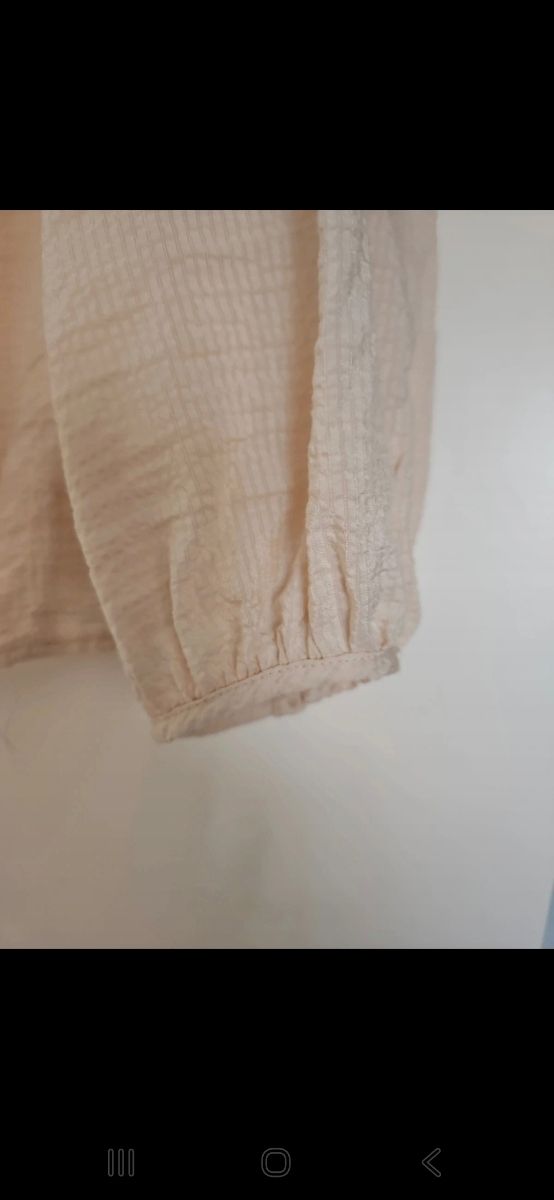 Blusa Mango crema - Talla L