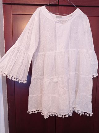 Vestido blanco verano - Talla L