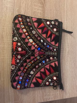 Bolso Mango-Abalorios multicolor