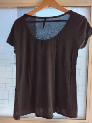 Camiseta negra estampada - búho