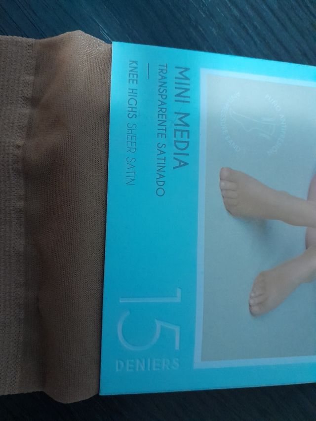 Medias Isabel Mora beige - 2 pares