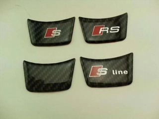 EMBLEMA CARBONO VOLANTE AUDI S SLINE RS