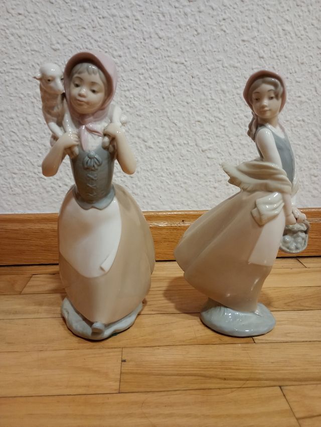 2 Figuras Niña Pastorcita Nao