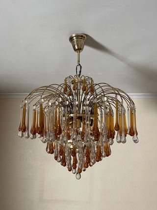 Lámpara Vintage Cristal de Murano