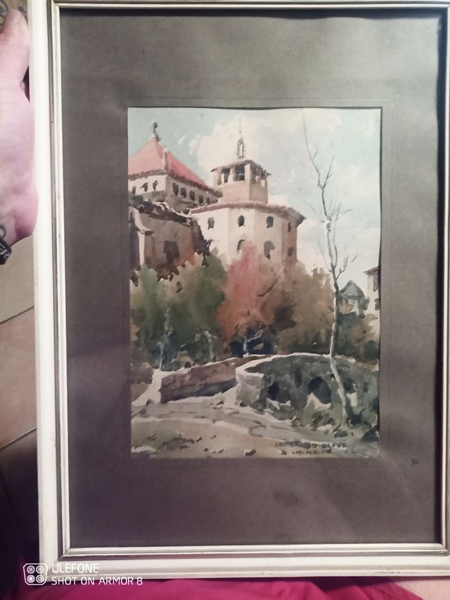 Acquerello Ceferino Olivé (29x20 cm)