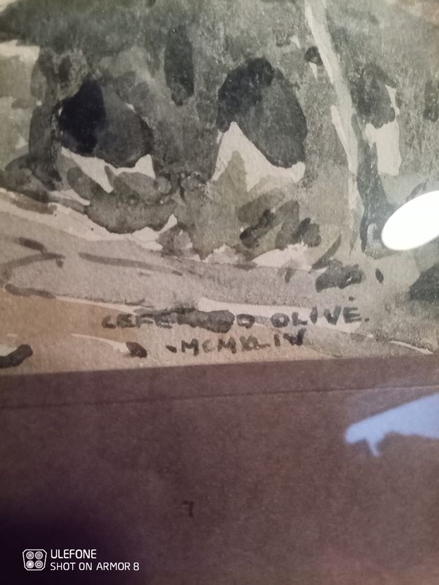 Acquerello Ceferino Olivé (29x20 cm)