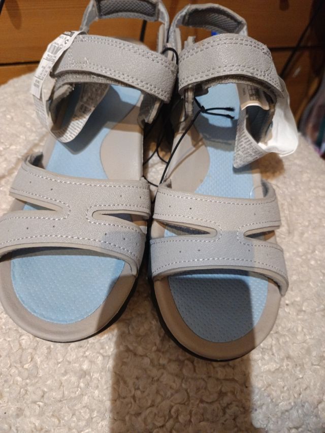 Sandalias Quechua grises y azules