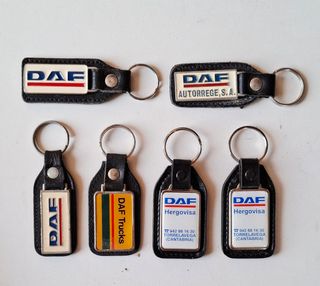 Lote de llaveros DAF camiones vintage tipo pegaso