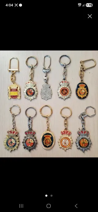 Lote 10 Llaveros UGT vintage Pablo Iglesias PSOE