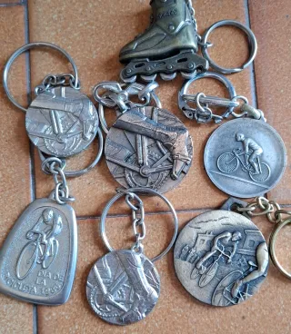 Lote 10 Llaveros UGT vintage Pablo Iglesias PSOE