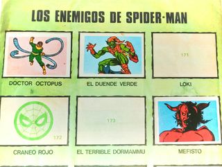 1981 ÁLBUM SPIDER-MAN EL HOMBRE ARAÑA