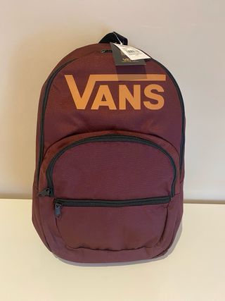 Mochila Vans Burdeos y Naranja 