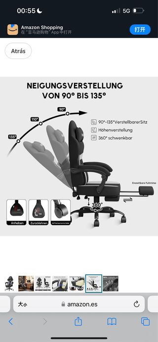 Silla Gaming HapGIFT - Ergonómica