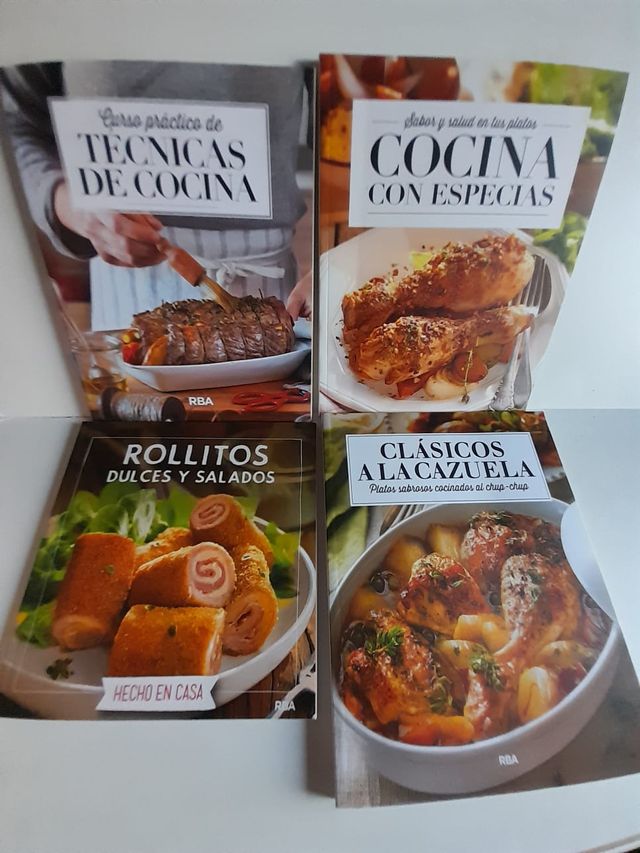 Lote de 8 Libros de Cocina - Editorial RBA