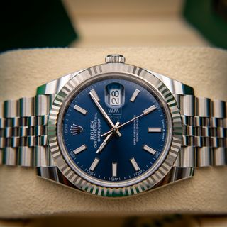 Rolex Datejust 126334 Esf Azul Acero/Oro blanco 