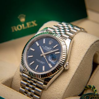 Rolex Datejust 126334 Esf Azul Acero/Oro blanco 