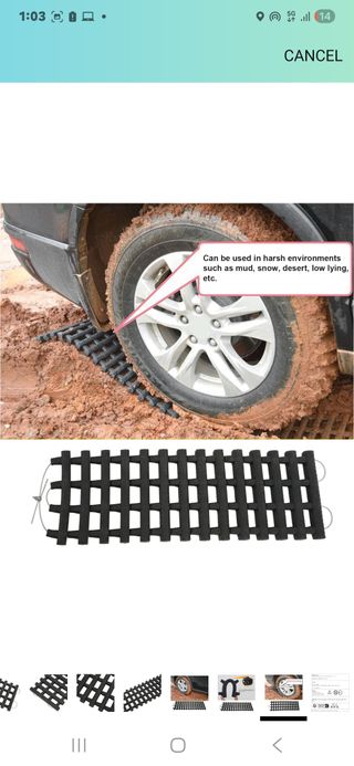 Alfombra anti-atasco 22cm