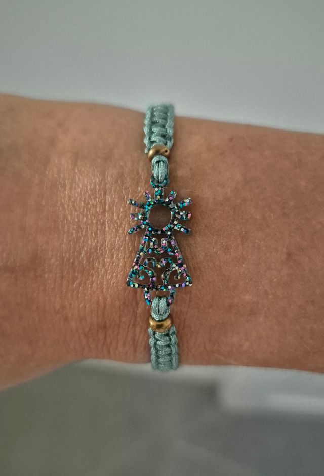 Pulsera Virgen del Pilar artesana